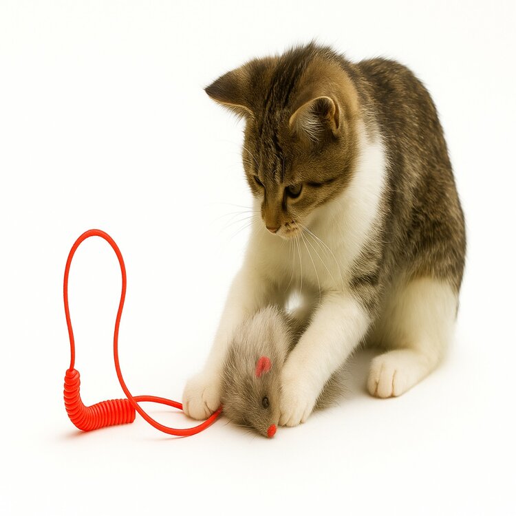 Nobleza Kattenspeeltje - Muis aan touwtje