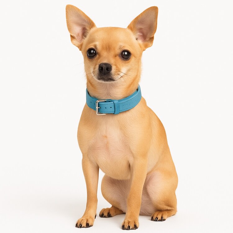 Nobleza Hondenhalsband gevoerd - Vegan leer - 31cm