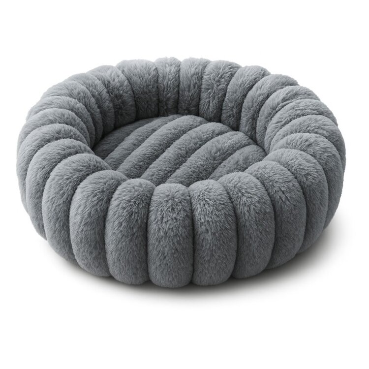 Pecco Ronde mand voor hond en kat - 50 cm - Lichtgrijs rib