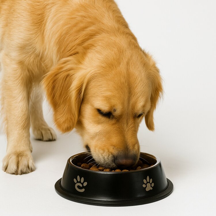 Nobleza Hondenvoerbak met print - RVS - Anti slip