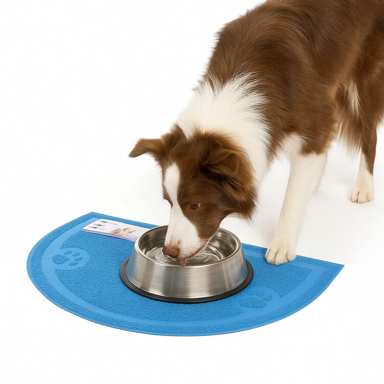 Nobleza Kattenbakmat - Placemat - Rubber - Half rond - 36x59 cm