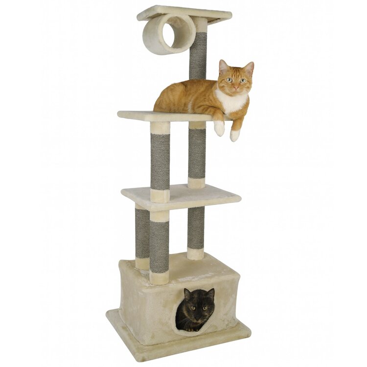 Jack &amp; Vanilla Krabmeubel - Beige / grijs - Hoogte 151 cm