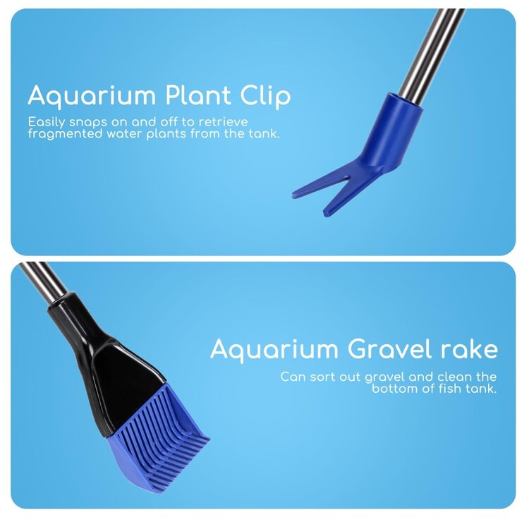 Nobleza Aquarium schoonmaakset - Uitschuifbaar