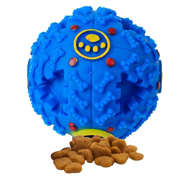 Nobleza Honden snackbal met geluid - 7 cm
