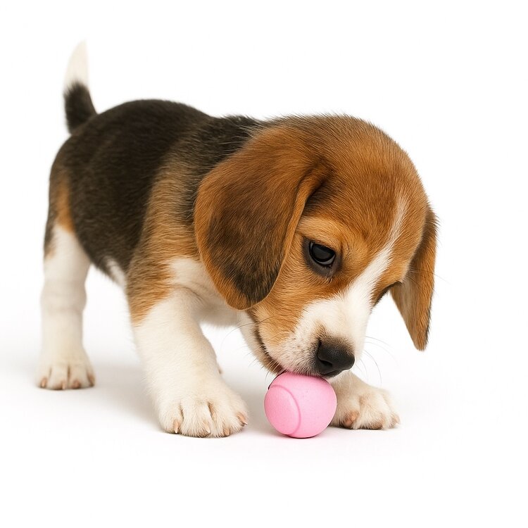 Speelballetjes voor puppy