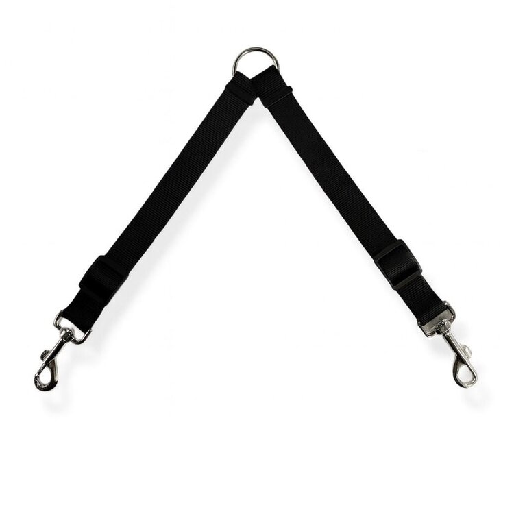 zwarte hondenriemsplitter