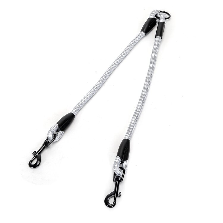 Nobleza Hondenriem splitter - Rond - Fluorescerend - Lengte 2 x 40 cm