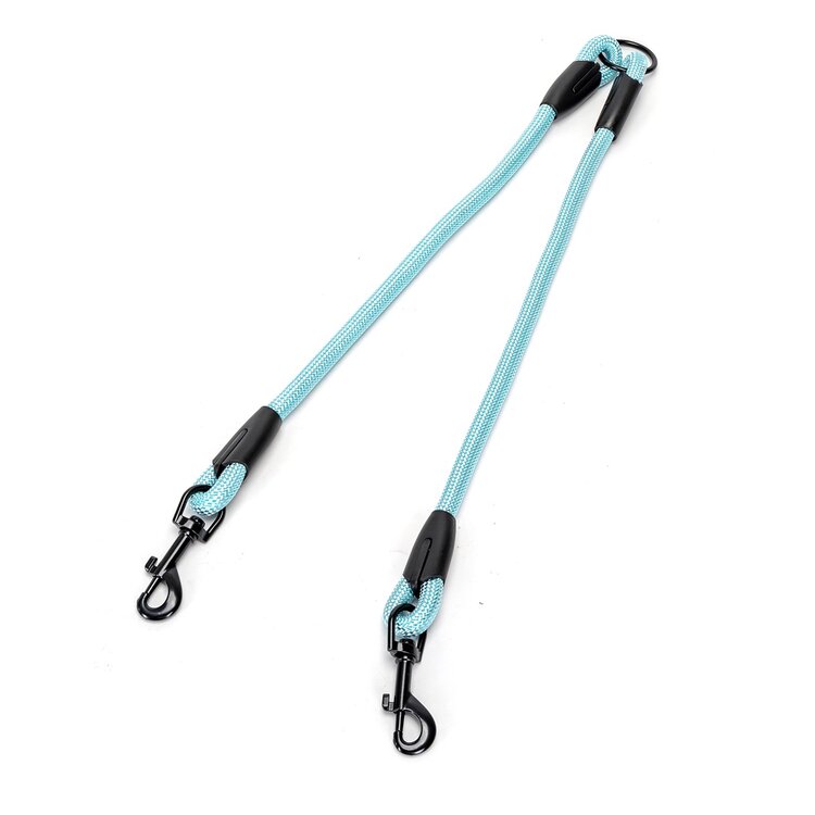 Nobleza Hondenriem splitter - Rond - Fluorescerend - Lengte 2 x 40 cm