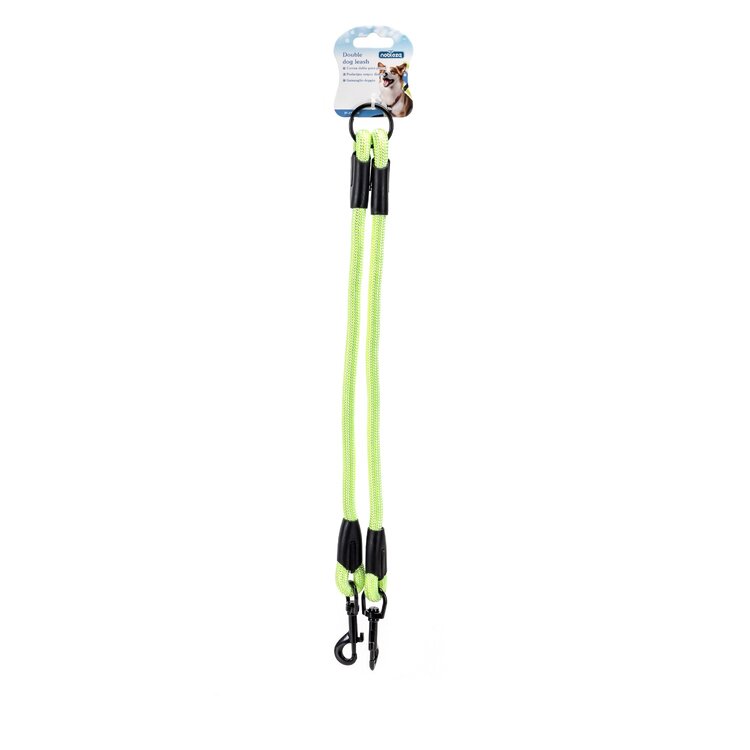 Nobleza Hondenriem splitter - Rond - Fluorescerend - Lengte 2 x 40 cm