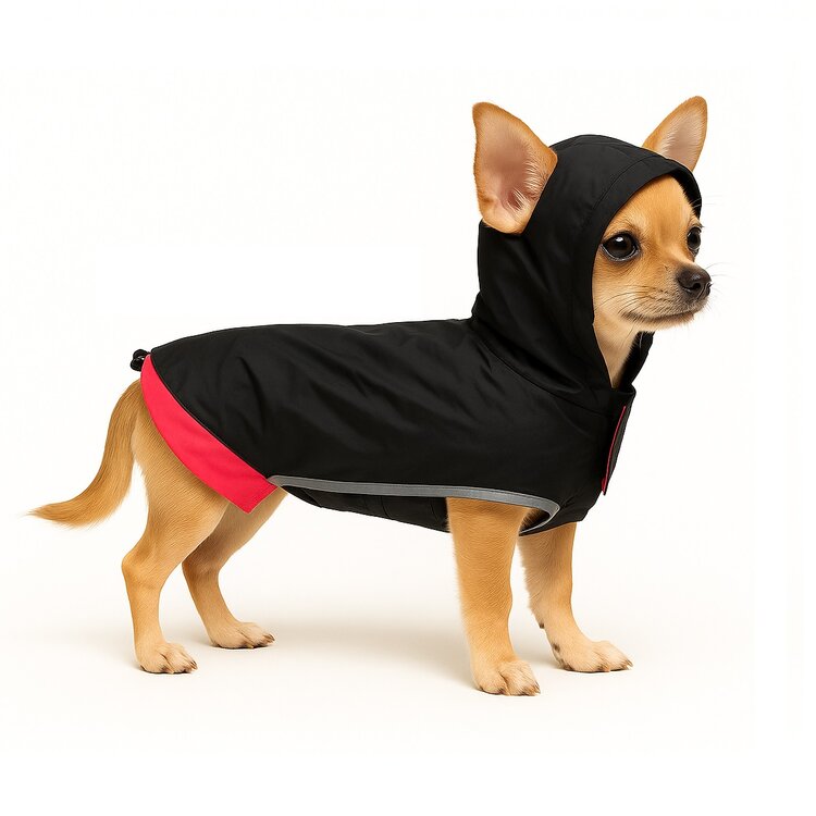 Regenjas voor kleine hond zoals een chihuahua