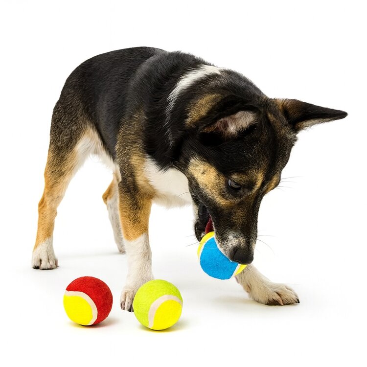 Tennisballen voor honden
