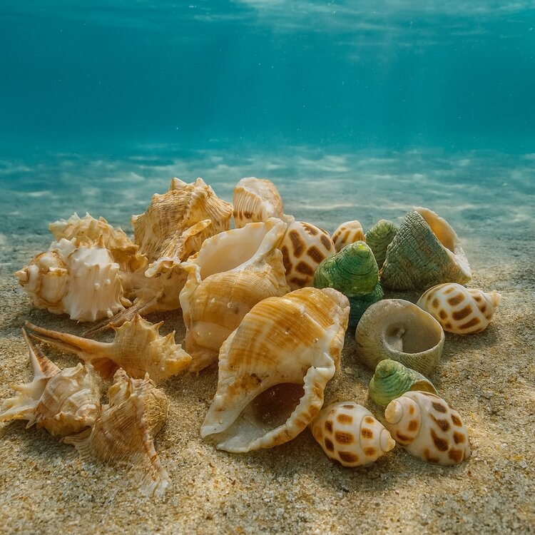 Schelpen voor in een aquarium