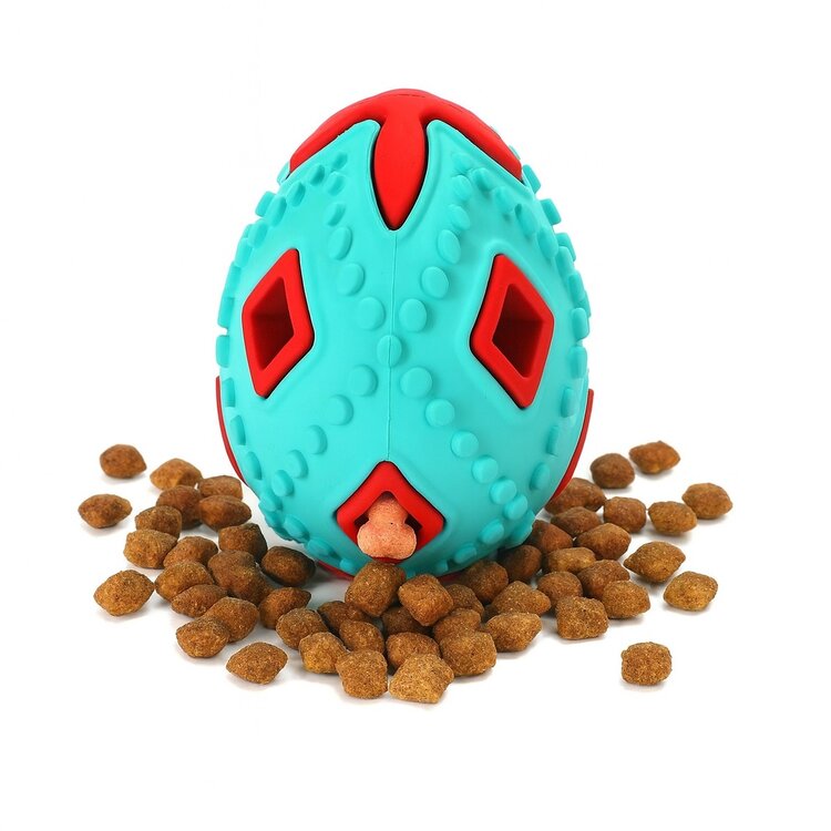 Rubberen snackbal hond