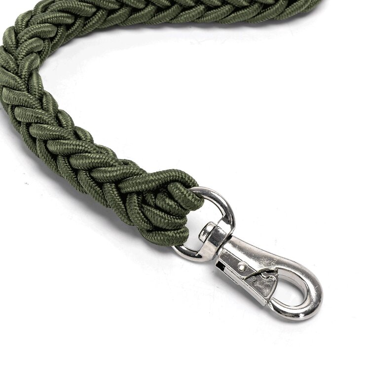Nobleza Hondenriem gevlochten touw - Groen - Lengte 120 cm - Diameter 3 cm