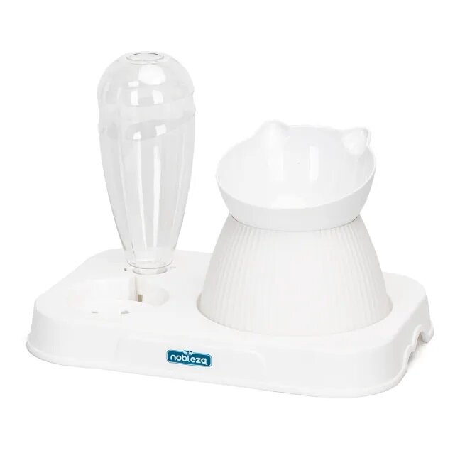 Nobleza Katten voer- en waterbak met reservoir