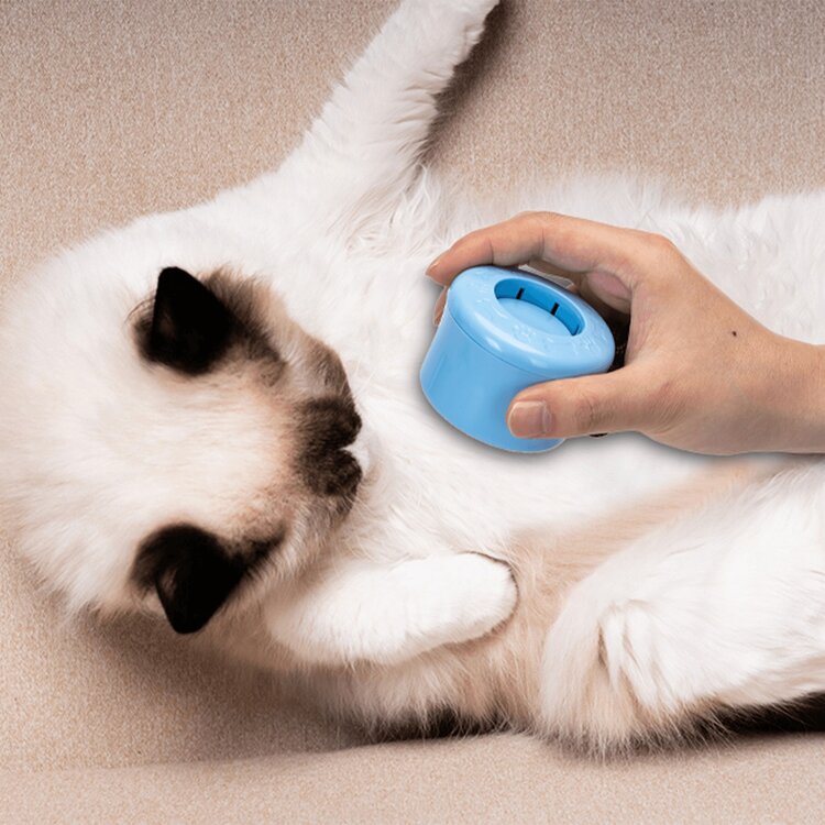 Nobleza Ontharingsborstel voor hond en kat - Zelfreinigend