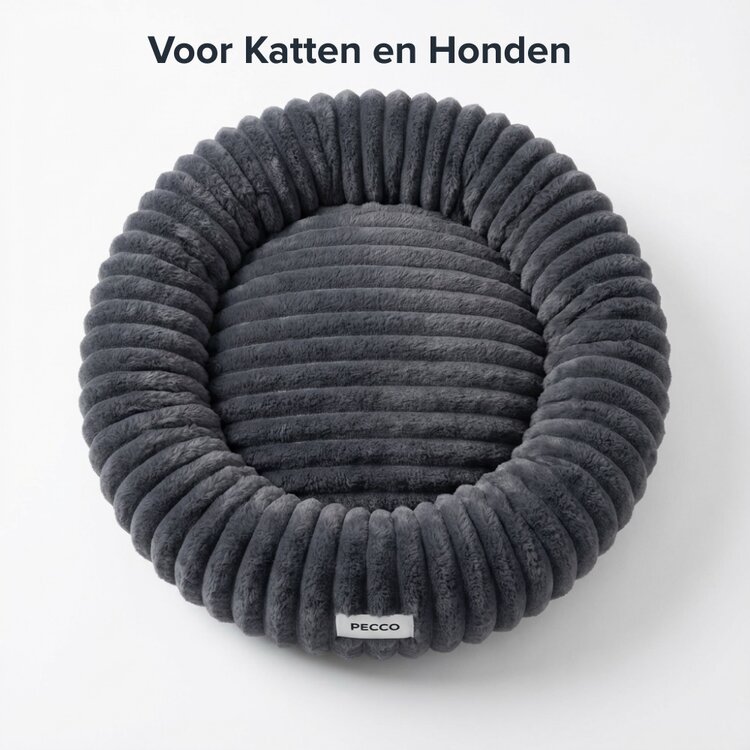 Ronde orthopedische mand voor kleine hond