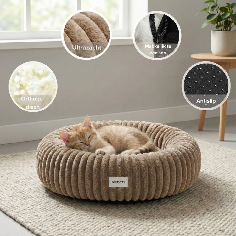 Orthopedische mand voor kat