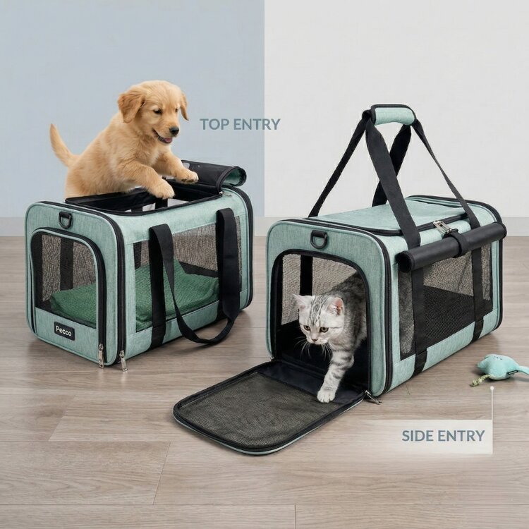 Katten reistas met rondom ventilatie