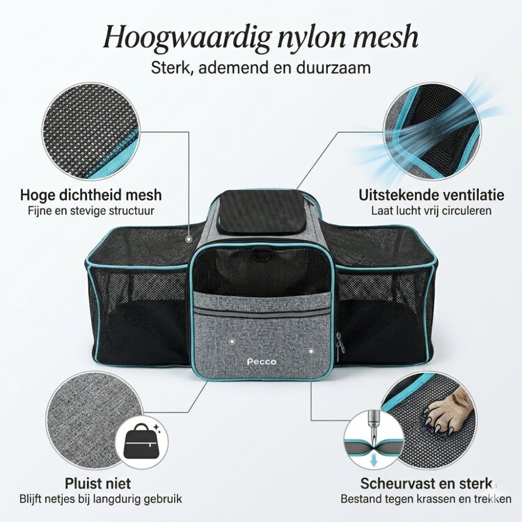 Reistas voor kat die je groter kan maken