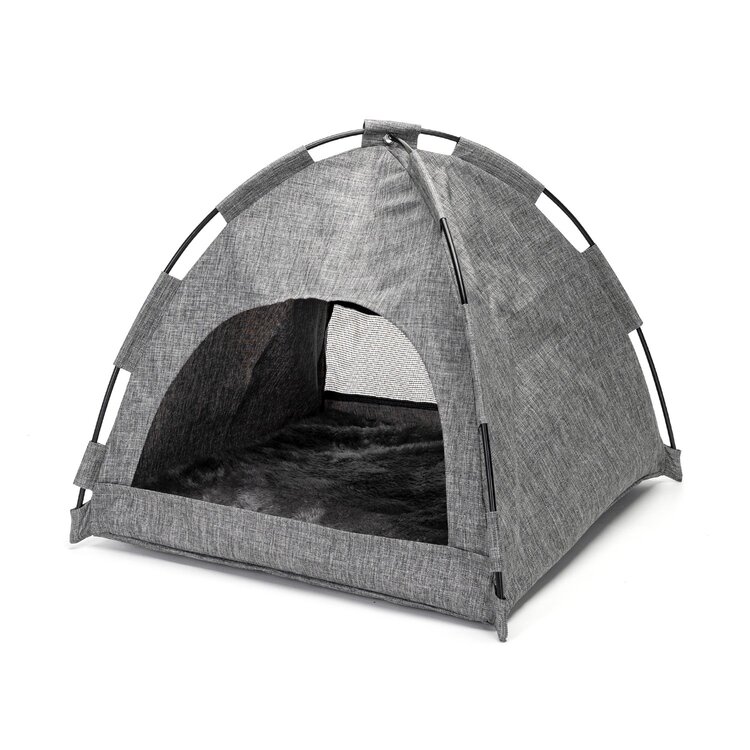 Nobleza Kattenmand - Tent - Grijs - 40x40x36 cm