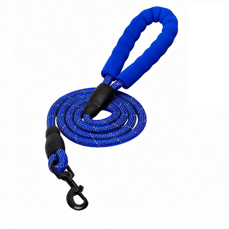 Nobleza Hondenriem met dik handvat - Rond - Reflecterend - 150 cm
