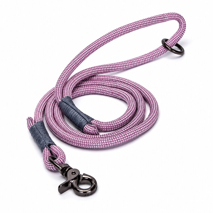 Nobleza Hondenriem - Roze - Rond - Reflecterend