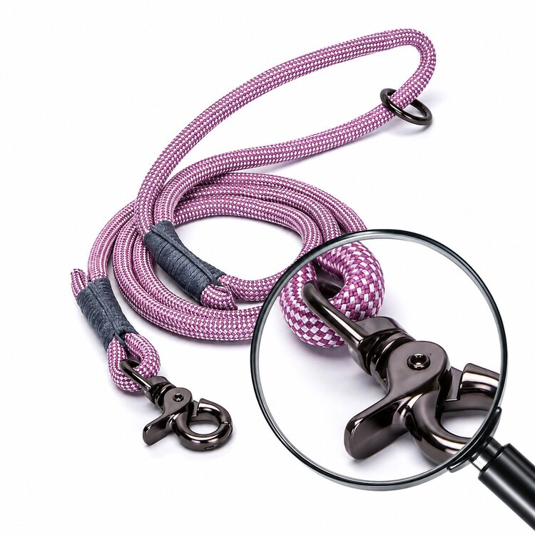 Roze hondenriem roze