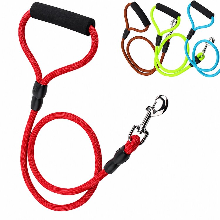 Nobleza Hondenriem - Rond - Soft grip - Lengte 120 cm