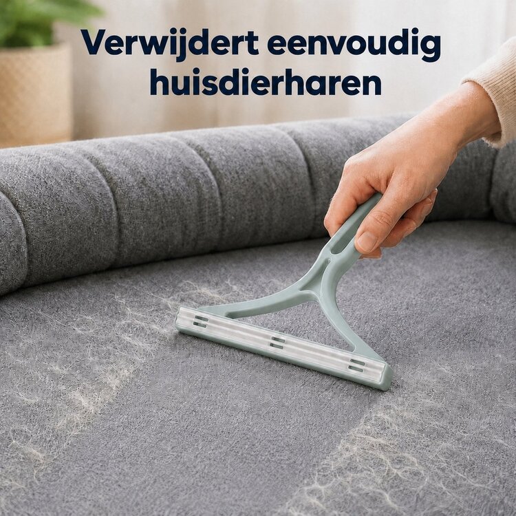 Losse haren van bank verwijderen