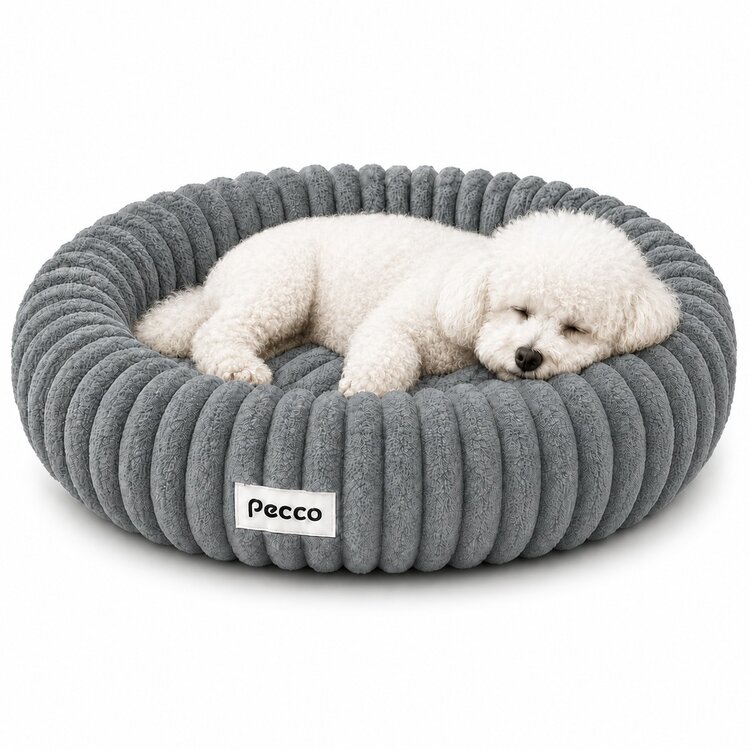 Pecco Premium orthopedische hondenmand 60 cm grijs