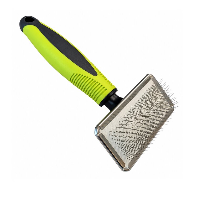 Nobleza Slickerborstel voor hond en kat - Rechthoek - Maat M - 9 cm