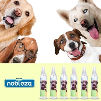Deze deodorantspray voor honden is ook eenvoudig te gebruiken voor het verwijderen van ongewenste geurtjes