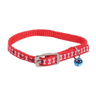 Kattenhalsband rood