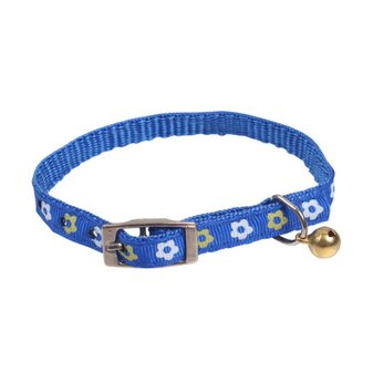 Kattenhalsband blauw
