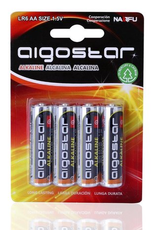 AA Alkaline batterijen - LR06 - 1.5V - 4 stuks
