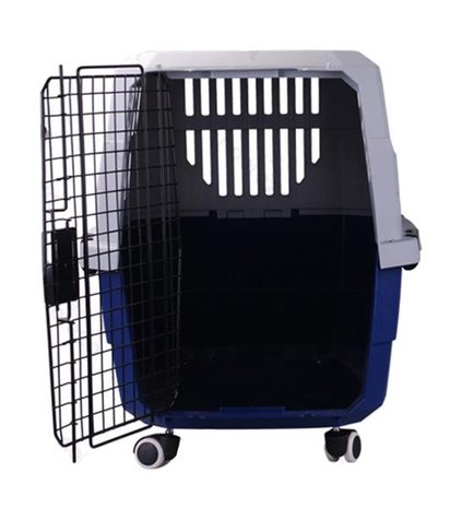 hondentransportbox op wielen voor honden en katten. Geschikt voor luchttransport