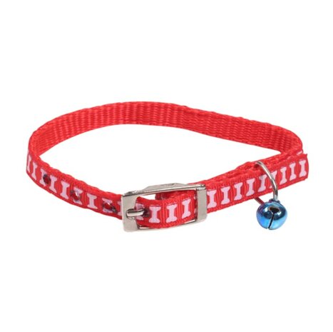 Kattenhalsband rood