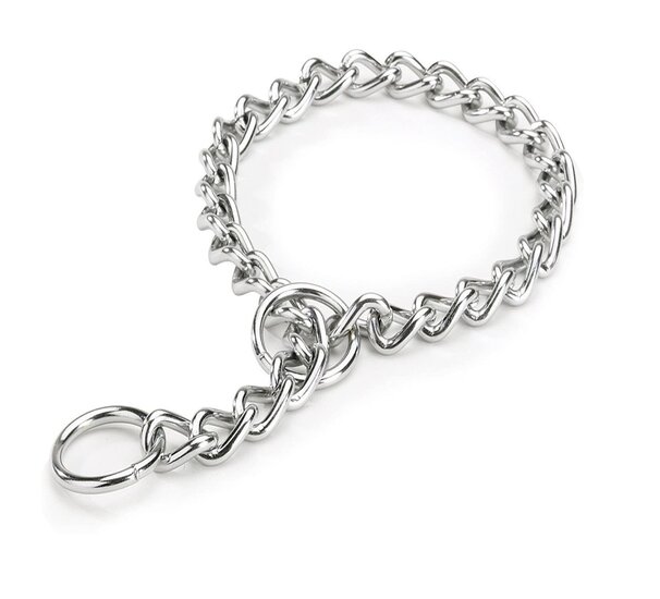 Nobleza Hondenhalsband - Slipketting - Metaal - Maat S - Omtrek nek 38 cm