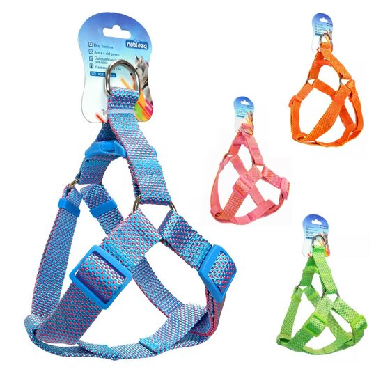 Nobleza Y-Tuigje Kleine hond - Fluorescerend - Maat S