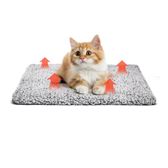 Nobleza Warmtemat voor hond en kat - Pluche - 40x50 cm