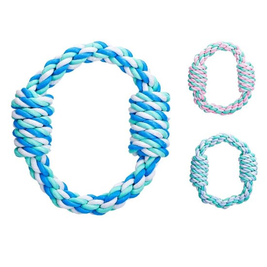 Nobleza Honden speeltouw - Ring - 21 cm
