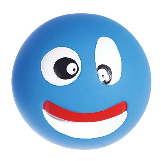 Nobleza Hondenspeelgoed - Bal met piep - Blauw - 7,5 cm