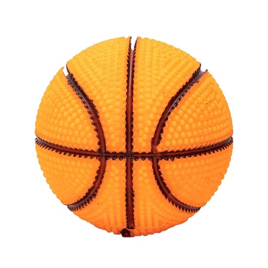 Honden piepspeeltje basketbal 6,5 cm