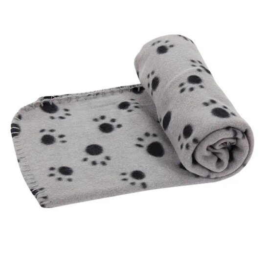 Nobleza Huisdierdeken, grijs fleece, maat S