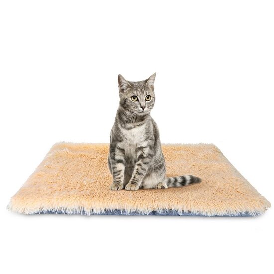 Nobleza Kleed - Fluffy / pluche voor hond en kat - Beige - 50x70 cm