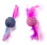 Speelballetje voor katten, 2 stuks