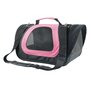 Draagtas voor honden en katten tot 7 kg roze / zwart