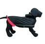 Honden regenkleding zwart 25 cm