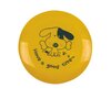 Hondenfrisbee kunststof geel